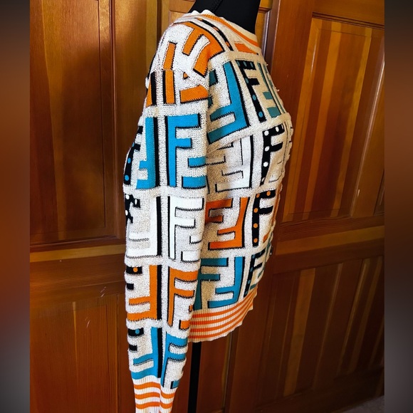 Multicolor Monogram Sweater - Picture 4 of 13